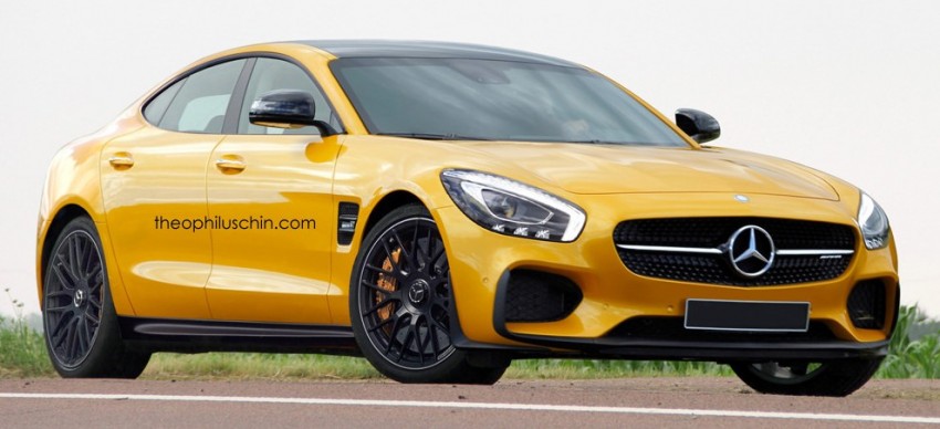 2018 Mercedes-AMG GT4 rendered – production version to rival next-gen Panamera, M6 Gran Coupe 372911