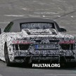 SPIED: 2016 Audi R8 Spyder spotted testing
