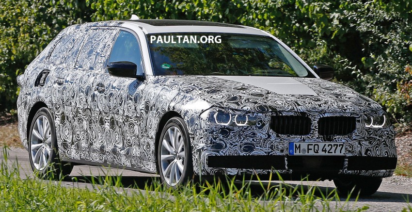 SPIED: G31 BMW 5 Series Touring captured testing 364285