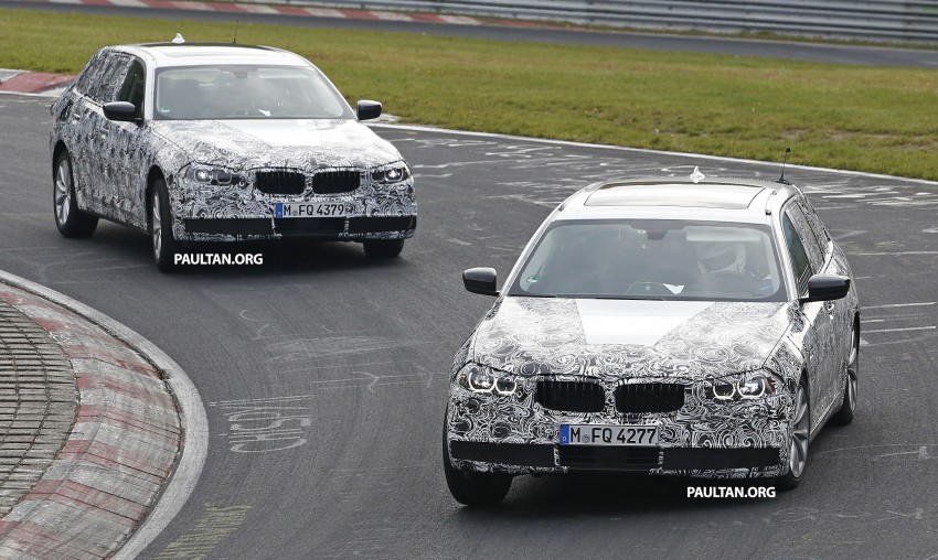 SPIED: G31 BMW 5 Series Touring captured testing 393385