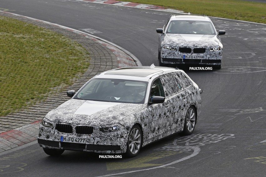 SPIED: G31 BMW 5 Series Touring captured testing 393384