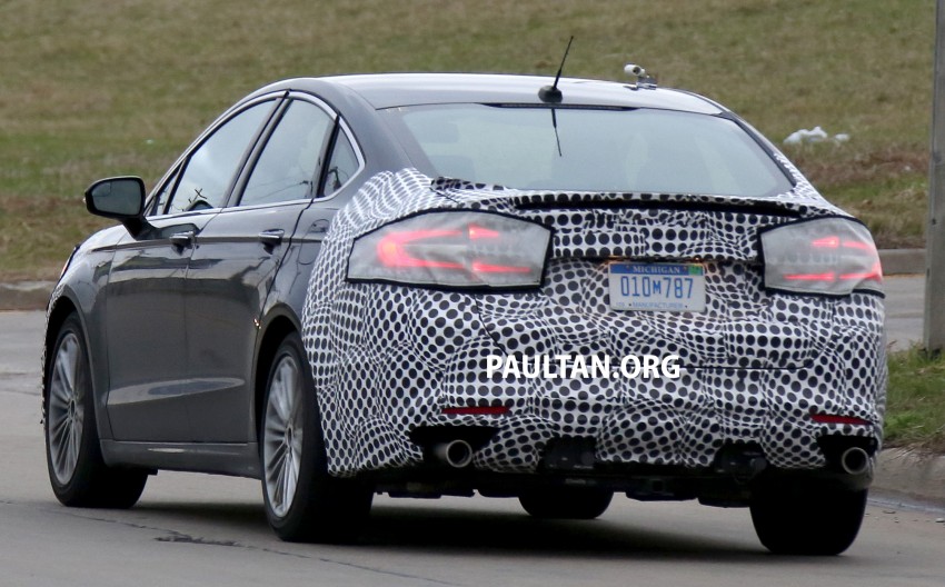 SPIED: CD391 Ford Mondeo (Fusion) facelift sighted 364477