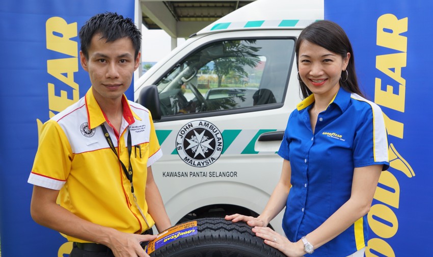 Goodyear sponsors St John Ambulance with new tyres 368568