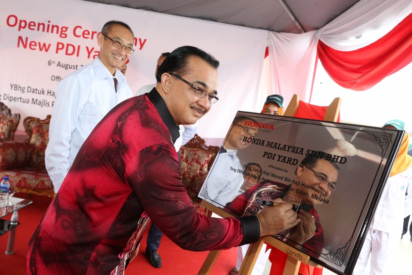 Honda Malaysia officially opens its third PDI yard in Melaka, invests in a new overhead link bridge 365015