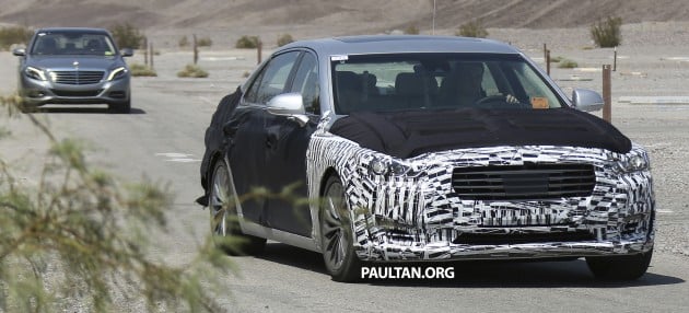 SPIED: Hyundai Equus to take the fight to the W222