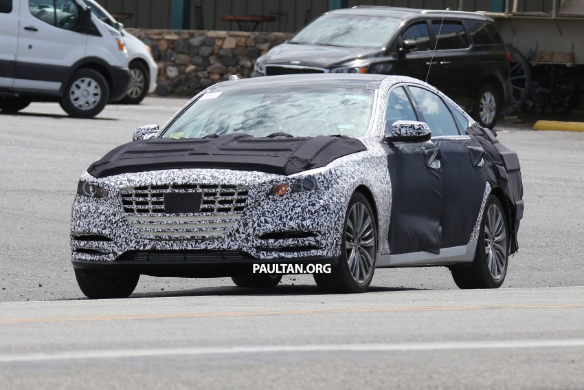 SPIED: Hyundai Genesis facelift to get twin-turbo V6? 393411
