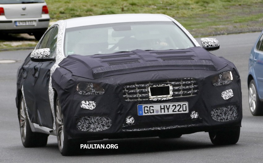 SPIED: Hyundai Genesis facelift to get twin-turbo V6? 368438