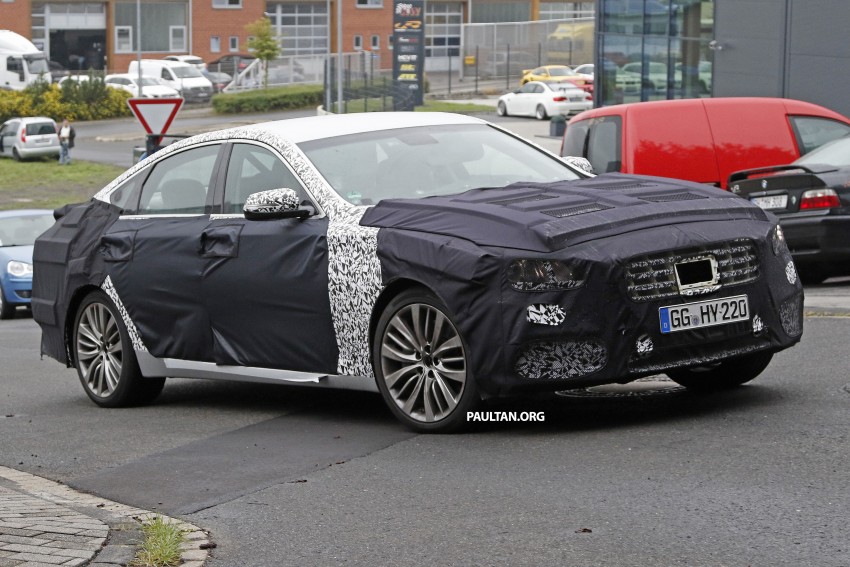 SPIED: Hyundai Genesis facelift to get twin-turbo V6? 368436