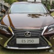 Lexus ES facelift launched in Malaysia – 3 variants