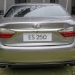 Lexus ES facelift launched in Malaysia – 3 variants