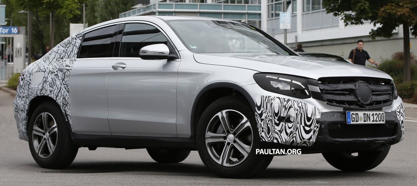 SPIED: Mercedes-Benz GLC Coupe in production form 371772