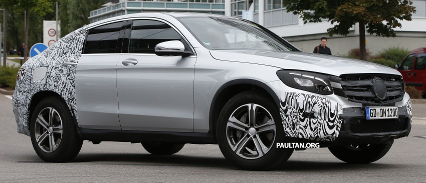 SPIED: Mercedes-Benz GLC Coupe in production form 371770