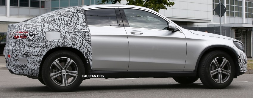 SPIED: Mercedes-Benz GLC Coupe in production form 371769