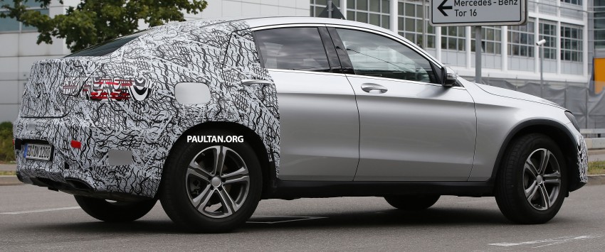 SPIED: Mercedes-Benz GLC Coupe in production form 371768