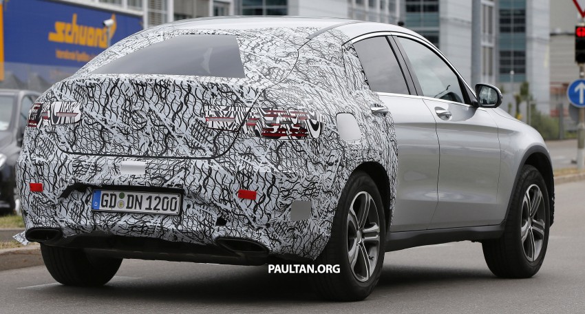 SPIED: Mercedes-Benz GLC Coupe in production form 371767
