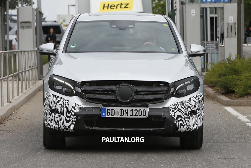 SPIED: Mercedes-Benz GLC Coupe in production form 371773