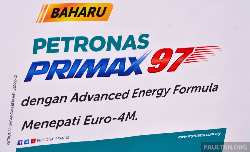 Petronas Primax 97 with Advanced Energy Formula launched – first Euro 4M RON 97 in M’sia, RM2.45/litre 368772