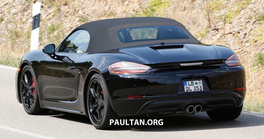 SPIED: 2016 Porsche Boxster facelift undisguised! Image #365167
