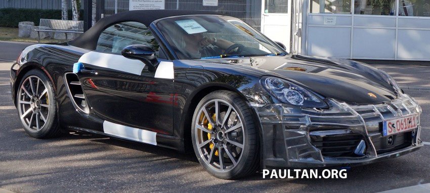 SPYSHOTS: 2016 Porsche Boxster facelift drops camo 363767