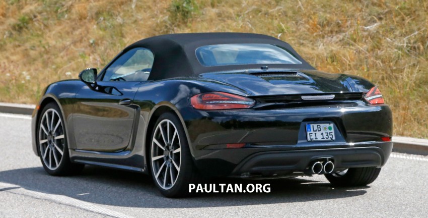 SPIED: 2016 Porsche Boxster facelift undisguised! Image #365181