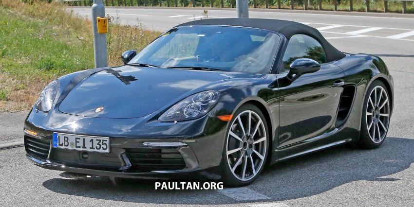 SPIED: 2016 Porsche Boxster facelift undisguised! Image #365175