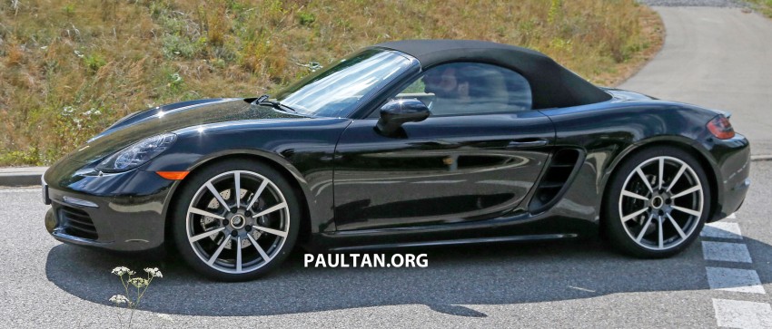 SPIED: 2016 Porsche Boxster facelift undisguised! Image #365178