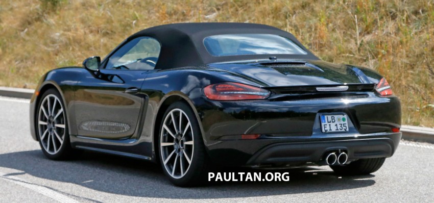 SPIED: 2016 Porsche Boxster facelift undisguised! Image #365180