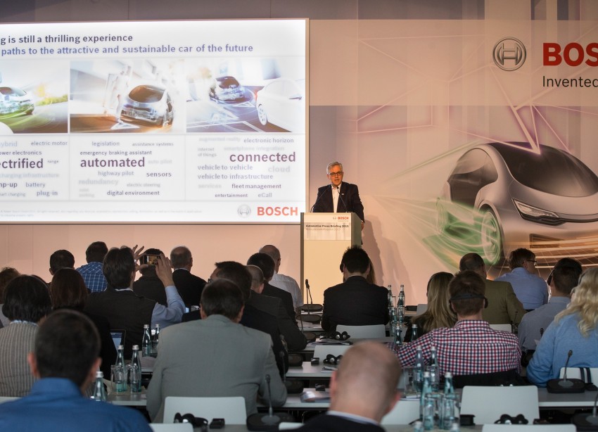 2015 Bosch International Automotive Press Briefing – face to face with tomorrow’s auto mobility solutions 373273