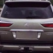 SPYSHOTS: Lexus LX facelift in the metal, front shot