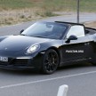 2016 Porsche 911 facelift revealed in windy conditions