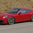 2016 Porsche 911 facelift revealed in windy conditions