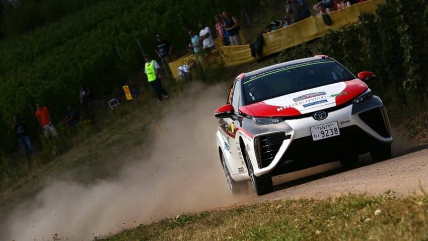 Toyota Mirai FCV goes rallying at WRC Germany 370034