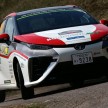 Toyota Mirai FCV goes rallying at WRC Germany