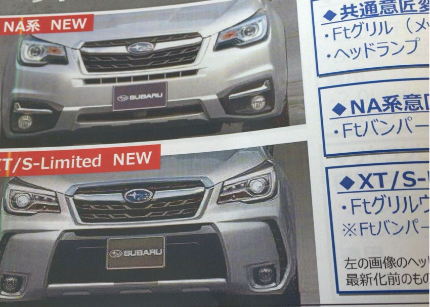 Subaru Forester facelift revealed via brochure leak 381843