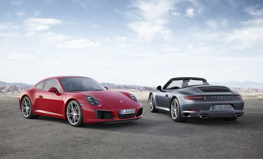 2016 Porsche 911 Carrera, Carrera S facelift revealed – twin-turbo flat-six with 420 hp, 0-100 km/h in 3.9 secs 376147