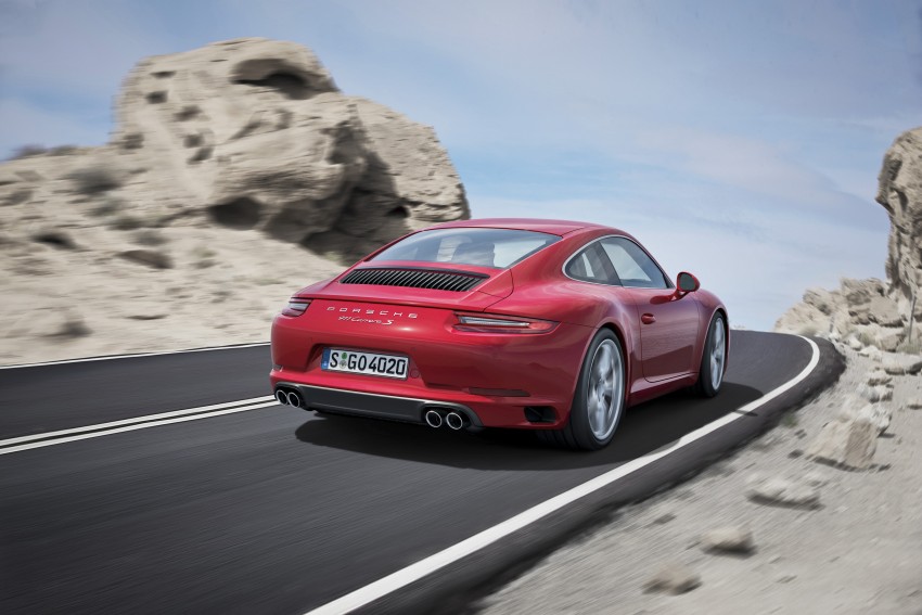 2016 Porsche 911 Carrera, Carrera S facelift revealed – twin-turbo flat-six with 420 hp, 0-100 km/h in 3.9 secs 376152