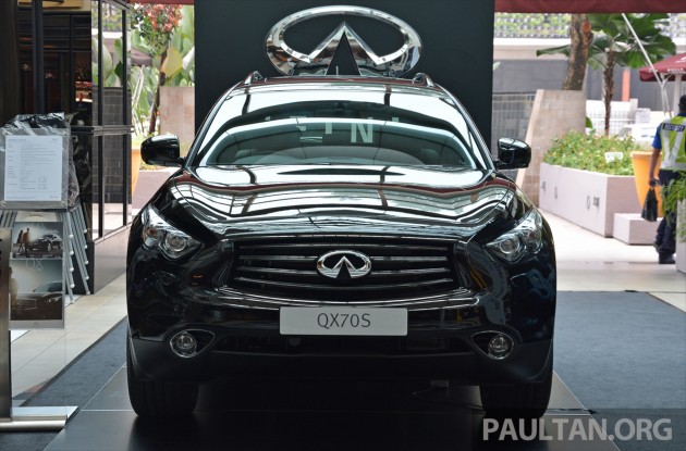 2016 Infiniti QX70S Black 1