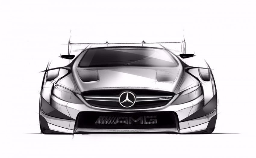 2016 Mercedes-AMG C 63 DTM racer fully sketched out 374611