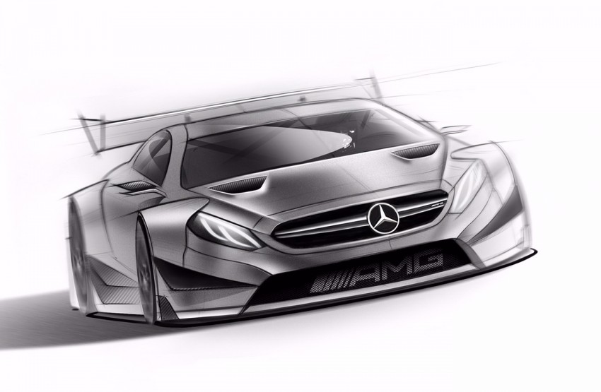 2016 Mercedes-AMG C 63 DTM racer fully sketched out 374612