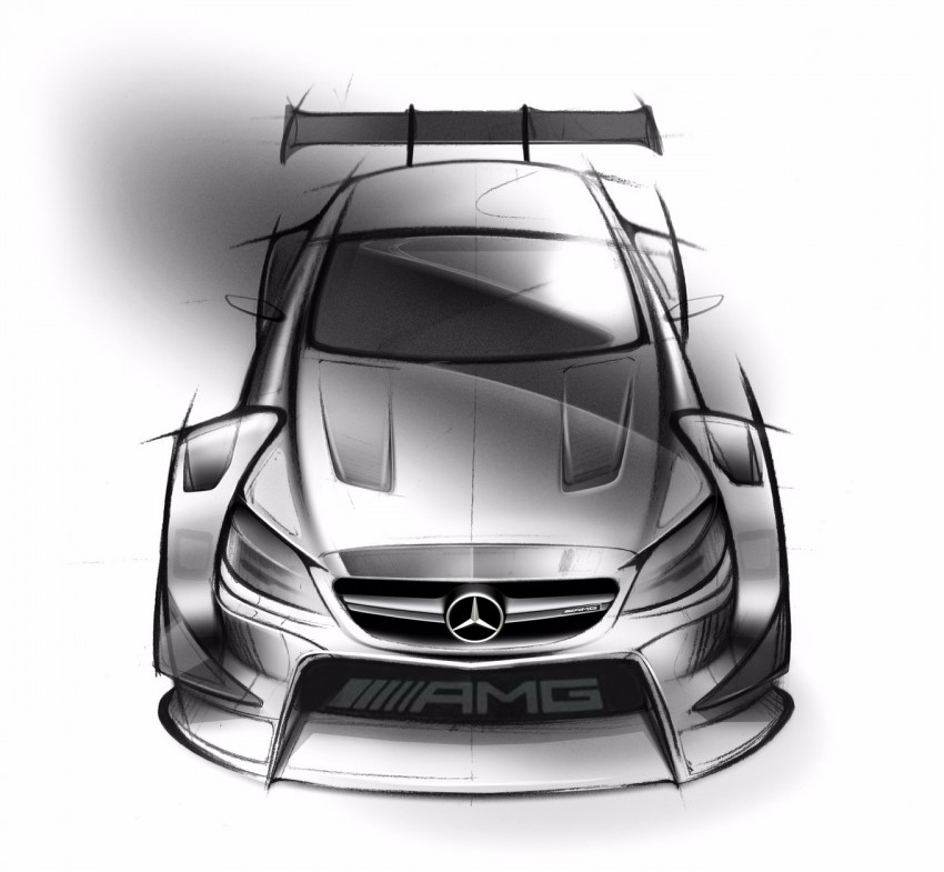 2016 Mercedes-AMG C 63 DTM racer fully sketched out 374616