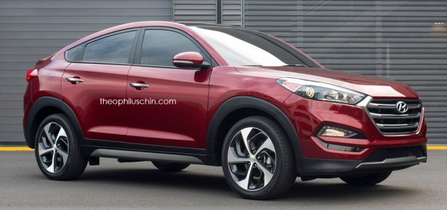 Hyundai Tucson coupe renders 2