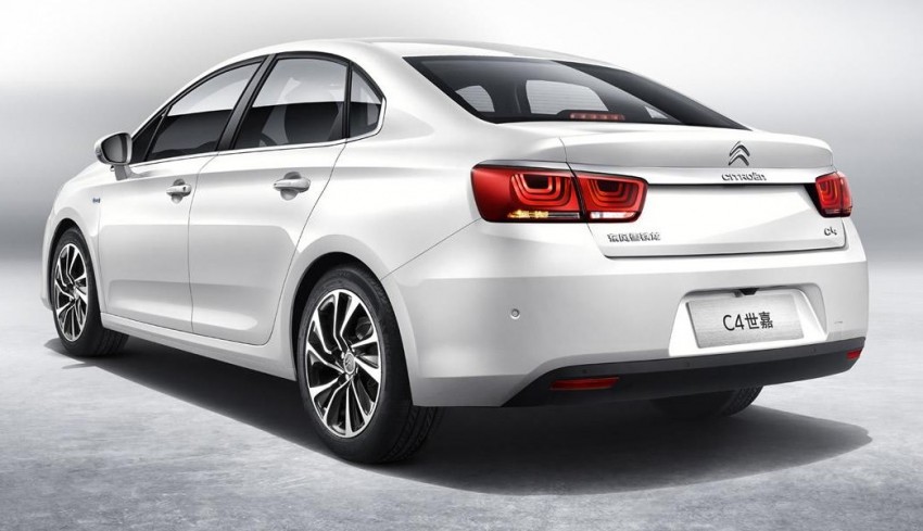 New Dongfeng Citroen C4 sedan unveiled for China 375321