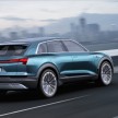 Audi e-tron quattro concept on display at CES 2016