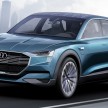 Audi e-tron quattro concept on display at CES 2016