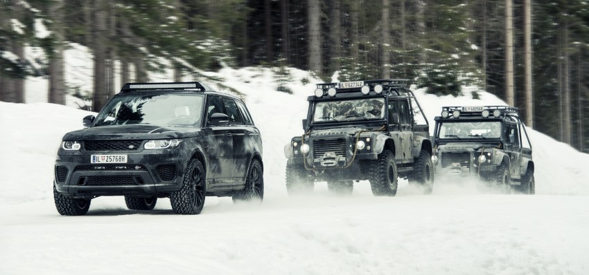 Jaguar Land Rover showcases its trio of Bond cars 380828
