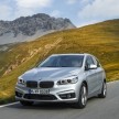 F45 BMW 225xe Active Tourer Plug-in Hybrid debuts