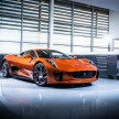 Jaguar Land Rover showcases its trio of Bond cars