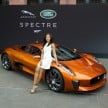 Jaguar Land Rover showcases its trio of Bond cars