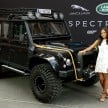 Jaguar Land Rover showcases its trio of Bond cars