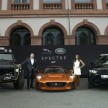 Jaguar Land Rover showcases its trio of Bond cars